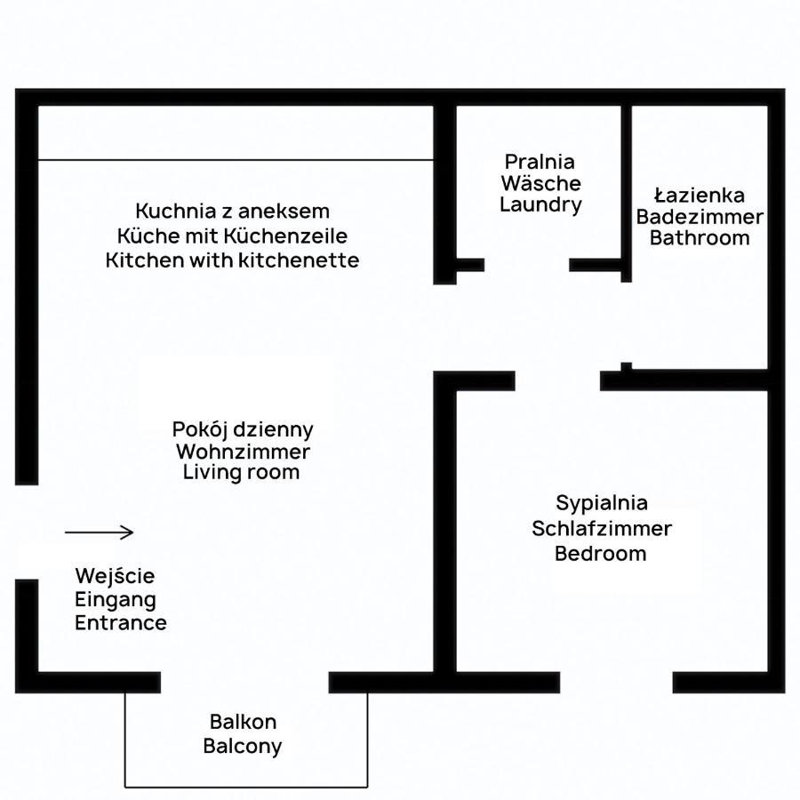 شقة Przytulny Apartament Mickiewicza 14 4 Wielen المظهر الخارجي الصورة